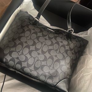 Coach Zip Top Tote